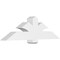 Ekena Millwork Redmond Architectural Grade PVC Gable Bracket, 60"W x 17 1/2"H x 6"D x 6"F, 7/12 Pitch GBP060X18X0606RED00 - alternate 1